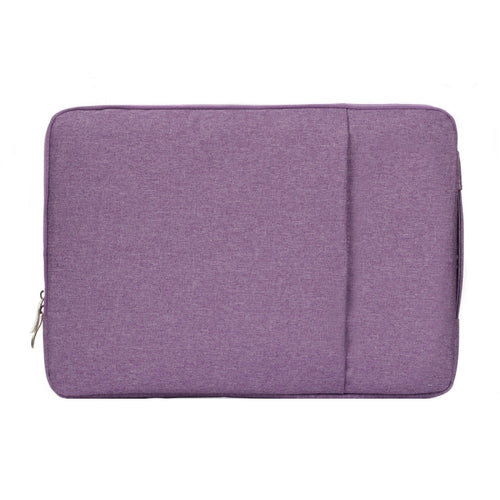 13.3-inch Universal Denim Laptop Sleeve with Zipper, 35.5x26.5x2cm, Purple