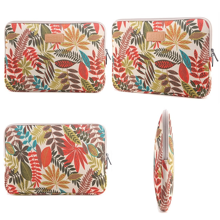Lisen 9.8 inch Sleeve Case Colorful Leaves Zipper Briefcase Carrying Bag, 9.8 inch