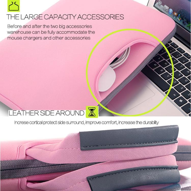 12 inch Portable Air Permeable Handheld Sleeve Bag for MacBook, Lenovo and other Laptops, Size:32x21x2cm, 12 inch Magenta, 12 inch Blue, 12 inch Grey, 12 inch Green, 12 inch Pink, 12 inch Black