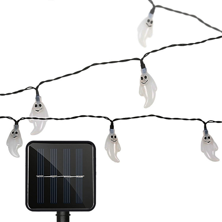 Ghost Shape 30 LEDs Outdoor Garden Waterproof Christmas Festival Decoration Solar Lamp String