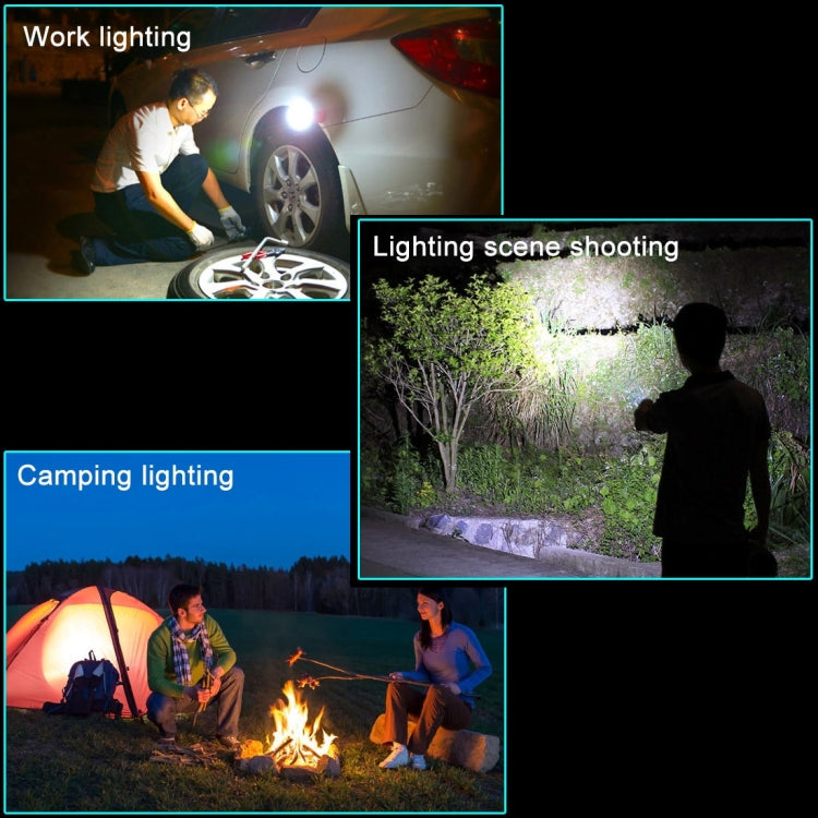 400 LM Multi-function USB Charging Portable Emergency Work Stand Light with Magnetic & 360 Degrees Swivel Hook