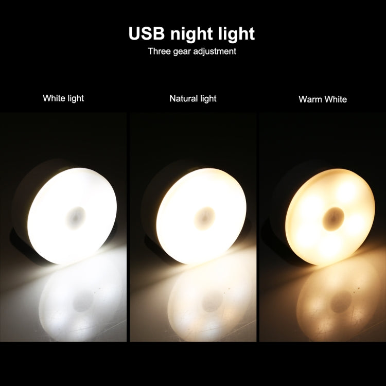 3-color USB Rechargeable LED Night Light, 3-color