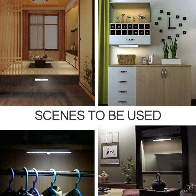 2.8W 40 LEDs Warm White Wide Screen Intelligent Human Body Sensor Light LED Corridor Cabinet Light, USB Charging Version, 2.8W 40 LEDs Warm White
