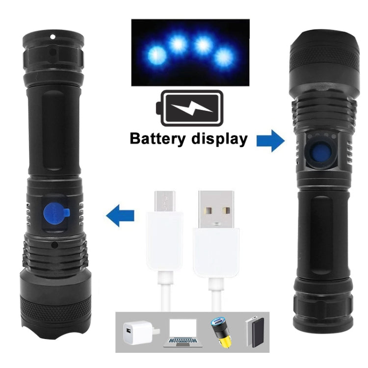 L-839 USB Rechargeable Spotlight Mini Portable XPE Glare LED Flashlight, L-839
