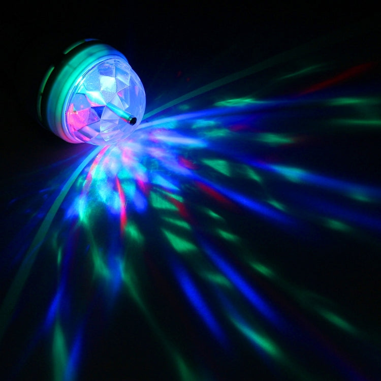 LED Full Color Auto Rotating Lamp for Family Party / KTV / Bars / Hotel / DJs, AC 85-260V