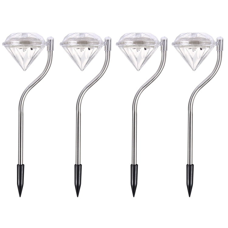 Outdoor Garden Landscape Path Decorative Diamond Lights, Random Color Delivery