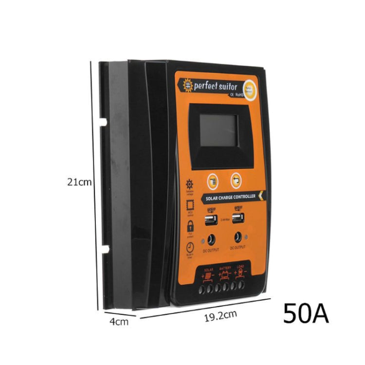 50A 12 / 24V Portable Solar Charging Controller