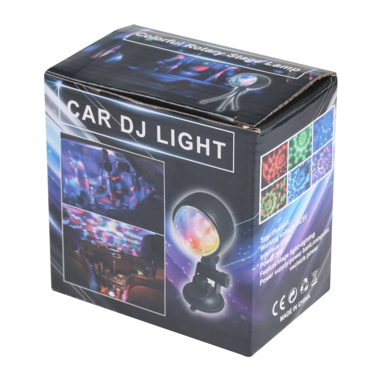 3W USB Colorful Rotary Stage LED Lamp