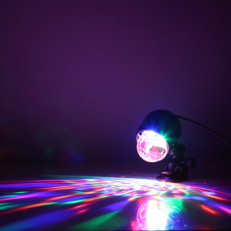 3W USB Colorful Rotary Stage LED Lamp