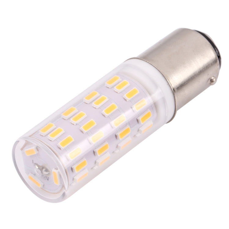 BA15D 63 LEDs SMD 4014 3000K Energiesparende LED-Maiskolbenlampe, AC / DC 12-24V