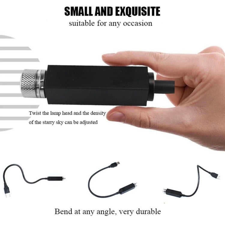 USB Interface Household and Car 360-degree Bending Atmosphere Light, Light Color: Red, Light Color: Red
