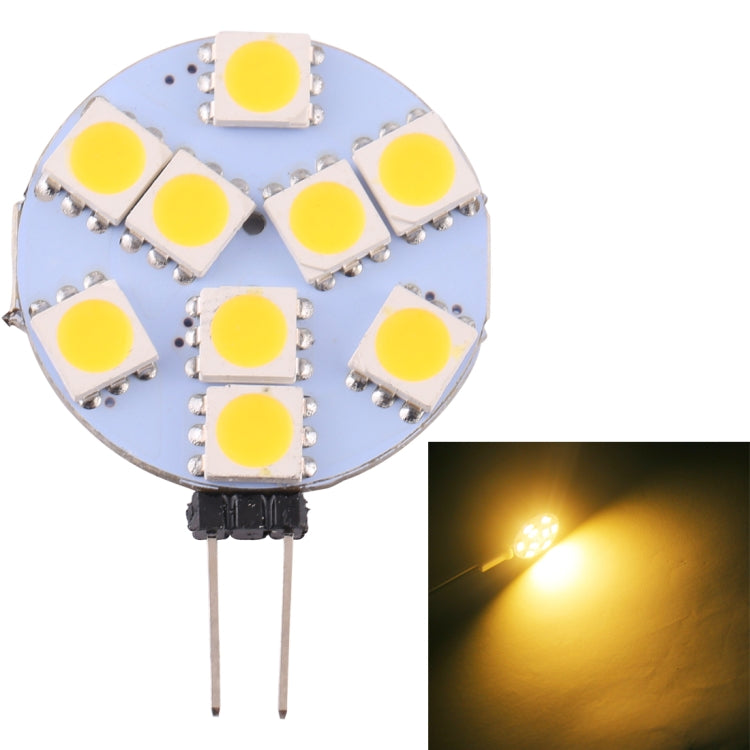 G9 9 LEDs SMD 5050 108LM 2800-3200K stufenlos dimmbare, energiesparende Stiftsockellampe, DC 12V, G9 9 LEDs SMD 5050 108LM