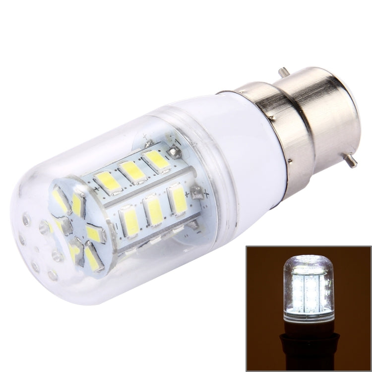 B22 2,5W LED-Maiskolbenlampe, 24 LEDs SMD 5730 Leuchtmittel, AC 110-220V, AC 110-220V