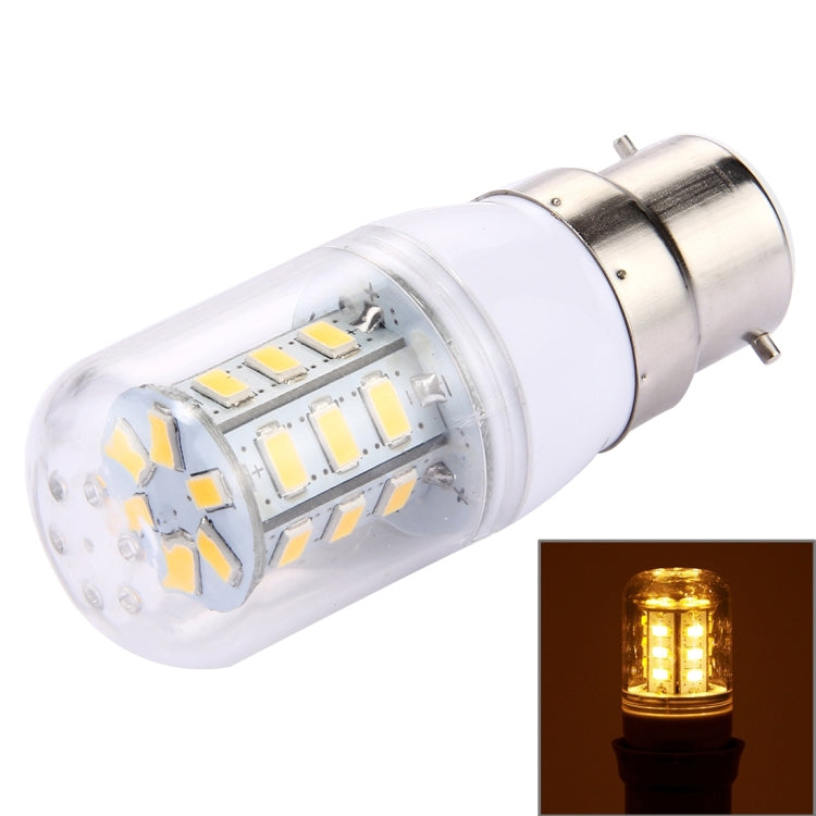 B22 2,5W LED-Maiskolbenlampe, 24 LEDs SMD 5730 Leuchtmittel, AC 110-220V, AC 110-220V