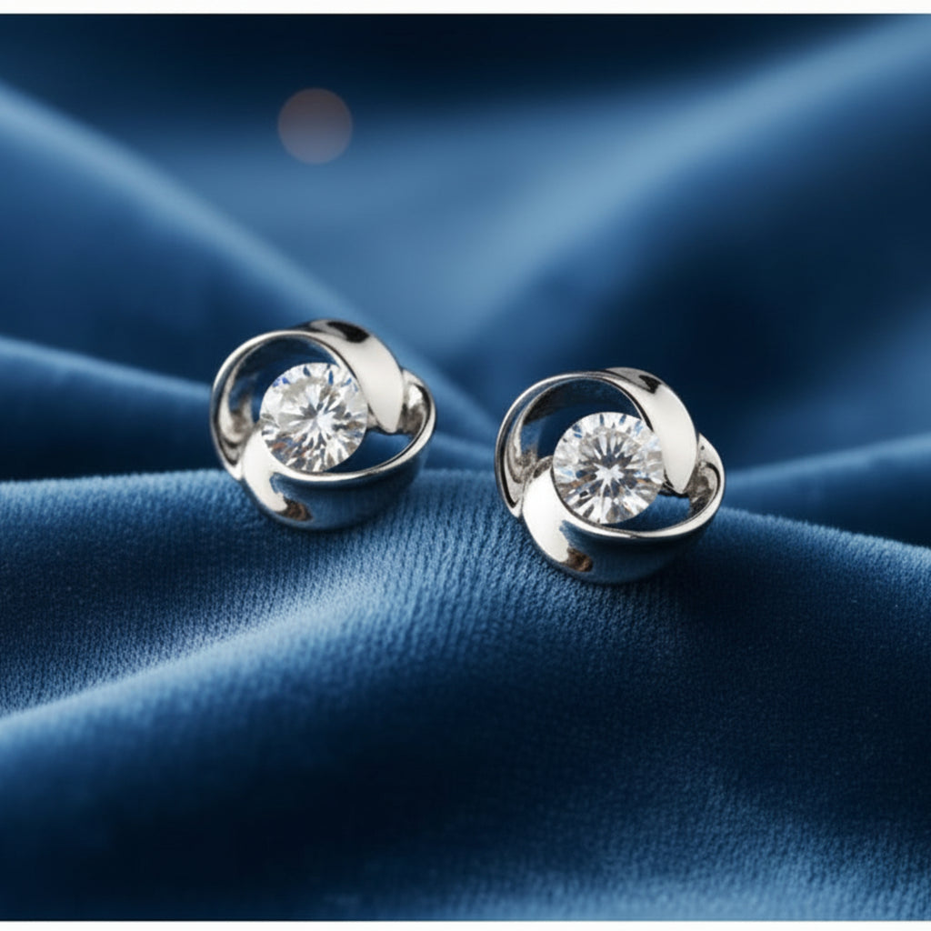 Women’s Silver Retro Earrings – Vintage Style Dangle Jewelry for Everyday & Party Wear