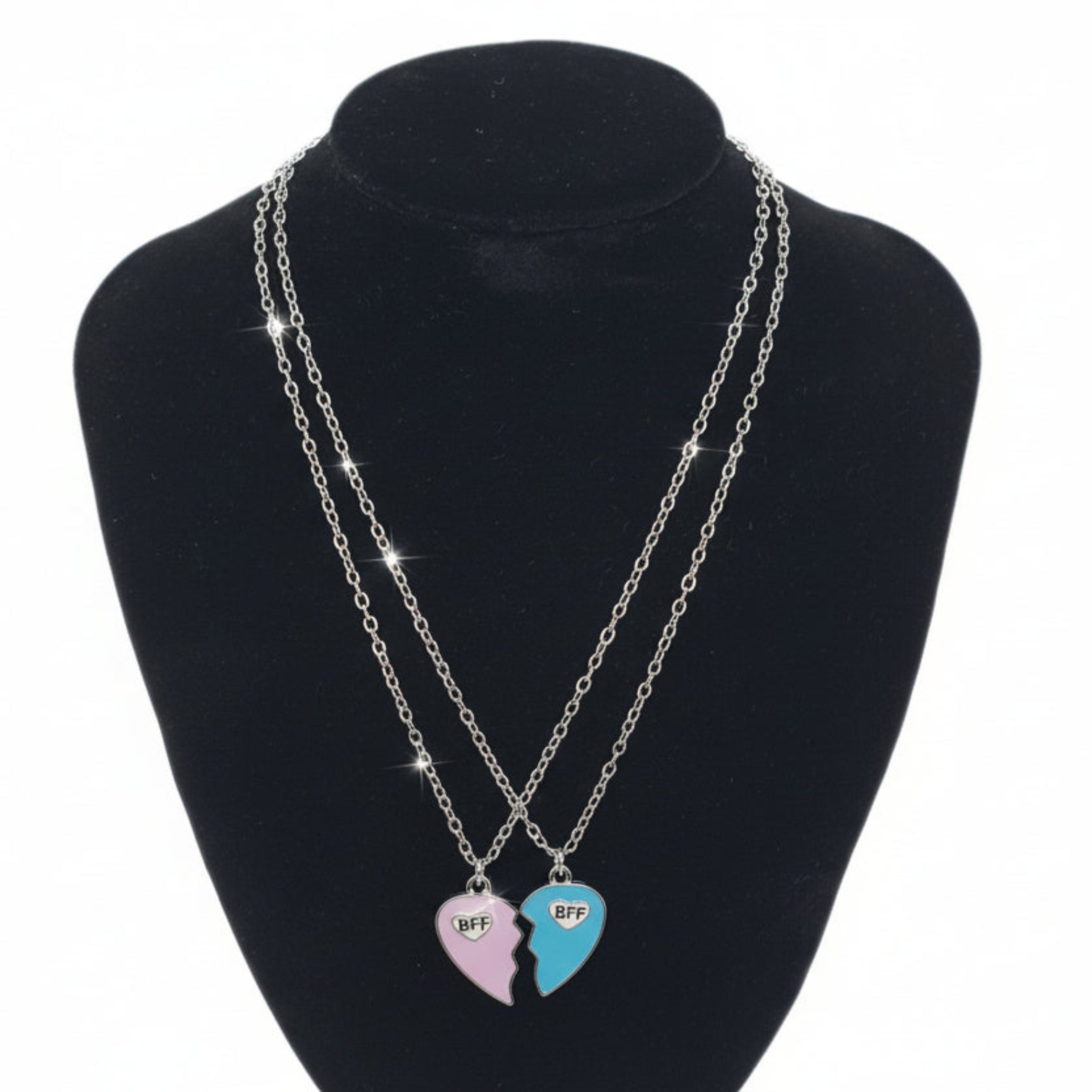 Honey Love Couple Pendant Necklace – Romantic Matching Jewelry Gift for Him & Her