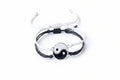 Matching Couple Bracelets Set – Black & White Love Bracelets for Him & Her, Adjustable Lucky Relationship Jewelry Gift for Couples