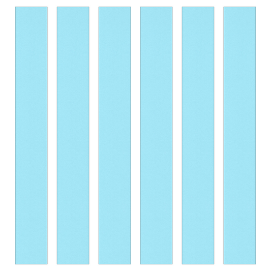 Light Blue Paper Chain Card Strips. 5 Meter / 16 Feet Long. Wedding Party Decor