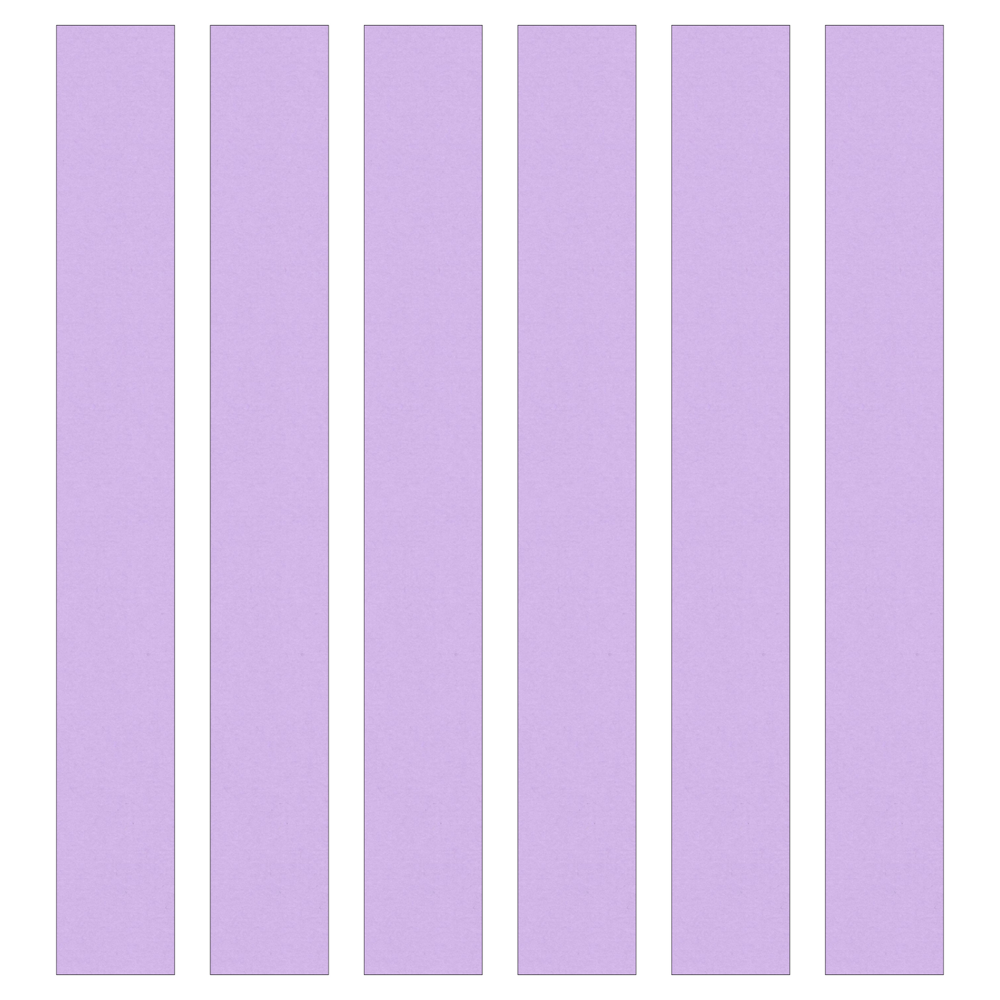 Lilac Paper Chain Card Strips. 5 Meter / 16 Feet Long. Wedding Party Decor
