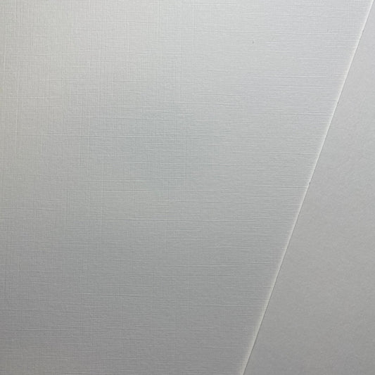 5x5 Linen White Card Stock (127mmx127mm) 255gsm - Stella Weds®