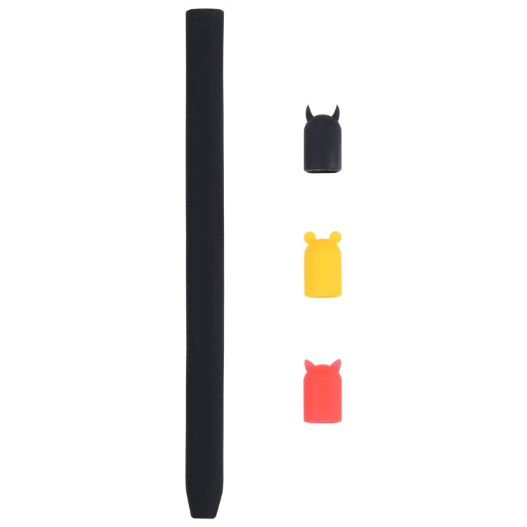 4-in-1 Stylus-Stift Cartoon-Tier-Silikon-Schutzhülle für Apple Pencil 2, Für Apple Pencil 2
