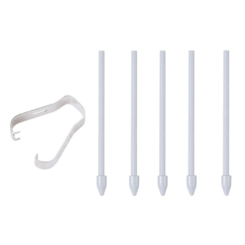 6 in 1 Universal Stylus Pen Replacement Pencil Tips For Samsung Galaxy Tab S8 / S7 / S6 / Galaxy Note20 / Note10 / S23 Ultra / S22 Ultra(Grey)