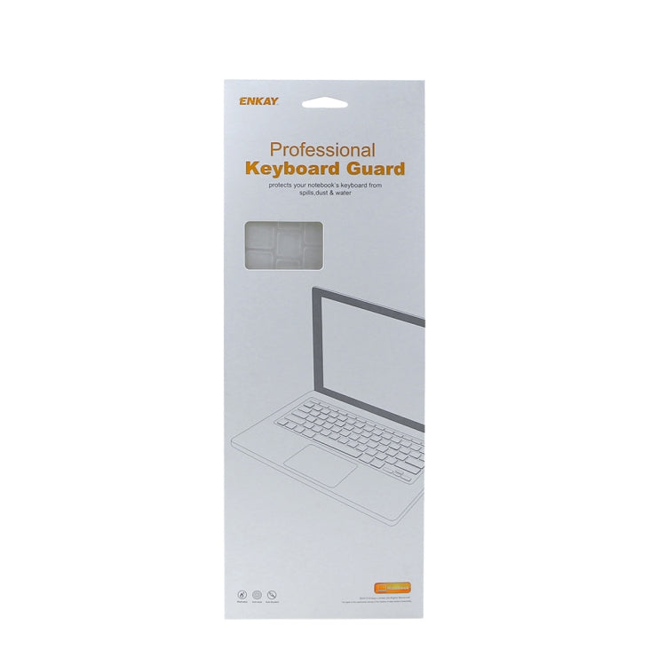 ENKAY TPU Tastaturschutzhülle für MacBook 12 Zoll (A1534) aus dem Jahr 2015 / MacBook Pro 13,3 Zoll ohne Touch Bar (A1708), europäische Version, EU-Version