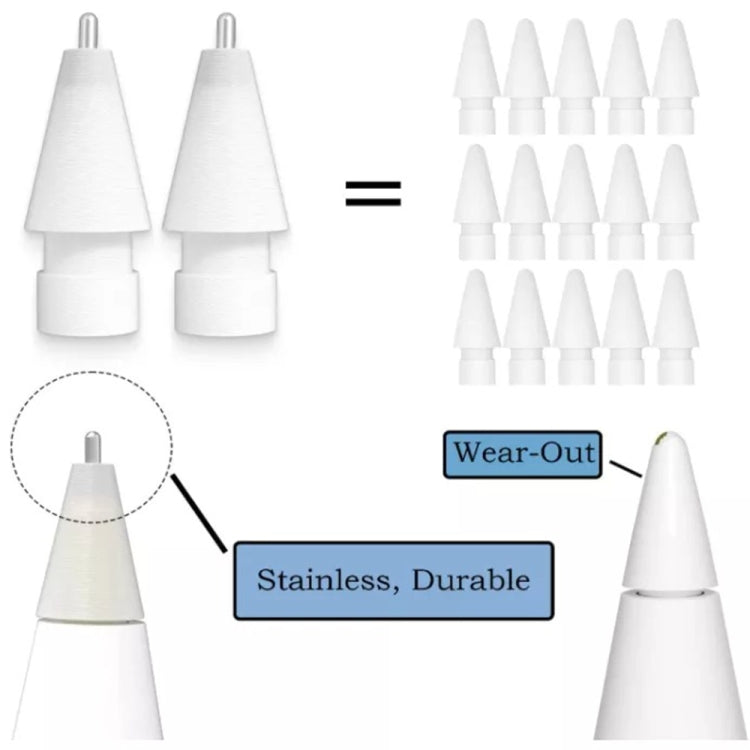 M3 Long Metal Pen Tip for Apple Pencil 1 / 2, M3 Long