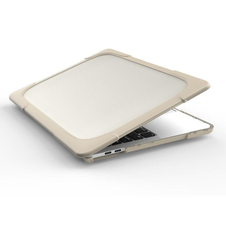 For Macbook Pro 13.3 inch (A1708) & with Touchbar (A1706) Laptop TPU + PC Folding Shockproof Protective Case with Holder, For Macbook Pro 13.3 inch with Touch Bar