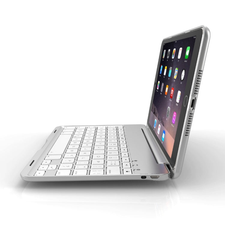 F8SM+ Laptop Version Colorful Backlit Aluminum Alloy Bluetooth Keyboard Tablet Case For iPad mini 4 / mini 5