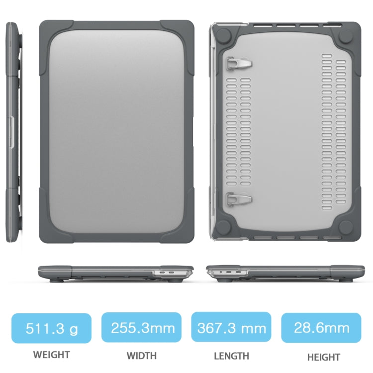 Für MacBook Pro 16 Zoll A2141 (2019) PC + TPU Zweifarbige Laptopschutzhülle