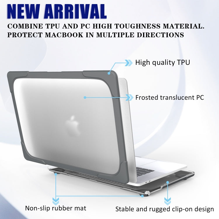 Für MacBook Pro 16 Zoll A2141 (2019) PC + TPU Zweifarbige Laptopschutzhülle