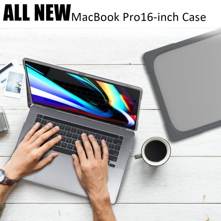 Für MacBook Pro 16 Zoll A2141 (2019) PC + TPU Zweifarbige Laptopschutzhülle