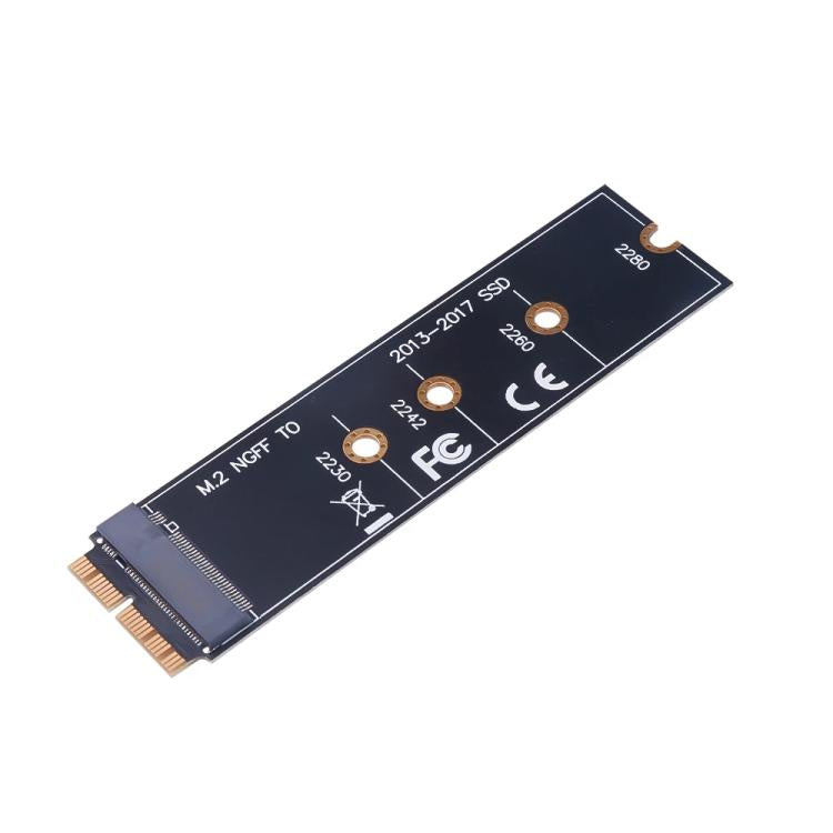 M.2 PCIE NVME SSD to Mac Book Air Pro 2013-2017 SSD Hard Drive Adapter Board For A1465 A1466 A1398 A1502, M.2 PCIE NVME SSD to SSD