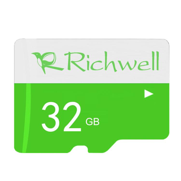 Richwell 32GB High Speed Klasse 10 Micro SD(TF) Speicherkarte, 32GB