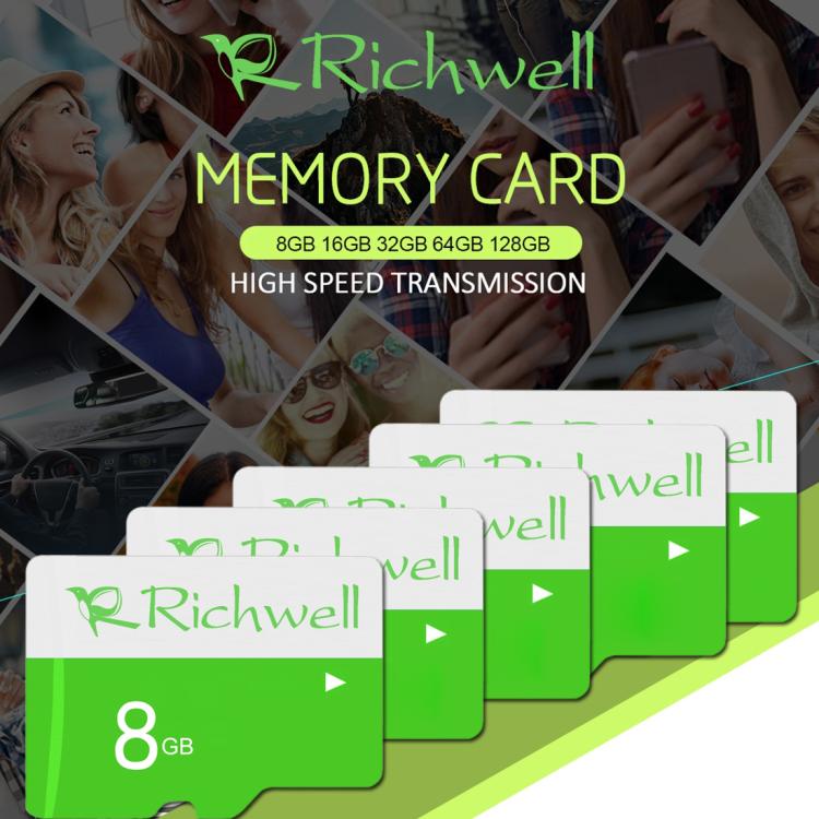 Richwell 32GB High Speed Klasse 10 Micro SD(TF) Speicherkarte, 32GB