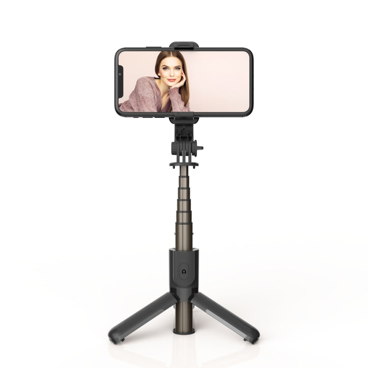 L10 Mini Bluetooth Selfie Stick Tripod Mobile Phone Holder (Black)
