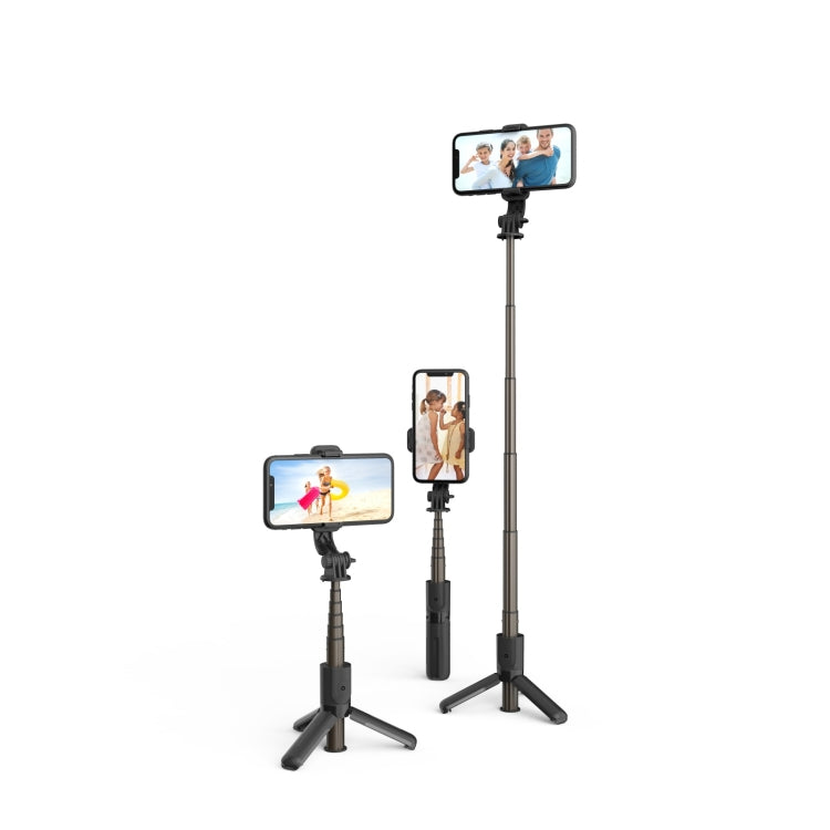 L10 Mini Bluetooth Selfie Stick Tripod Mobile Phone Holder (Black)