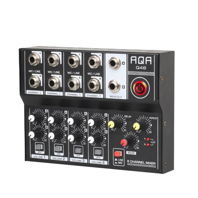 AQA 8-channel Mixer Microphone Effector