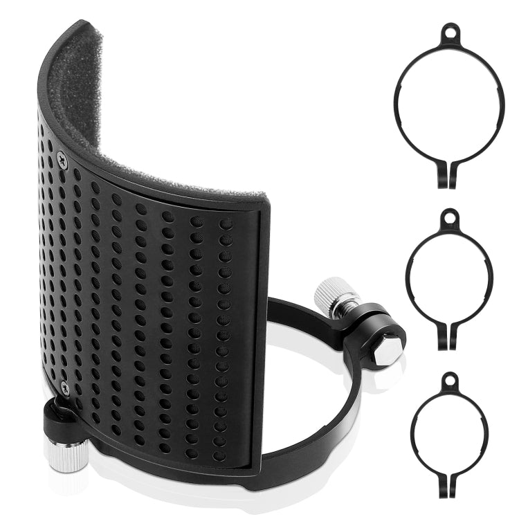 TEYUN PS-4x3 Condenser Microphone U-shaped Blowout Cover Desktop Bracket Audio Accessory Clip, PS-4