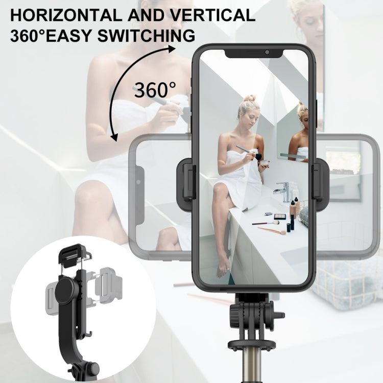 Q03 Bluetooth Remote Control Tripod Selfie Stick Phone Holder (Black)