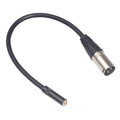 TC227K17-03 3.5mm Female to XLR Male Audio Cable, Length: 0.3m, 3.5mm Female to XLR Male