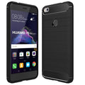 For Huawei  P8 Lite (2017) Brushed Carbon Fiber Texture Shockproof TPU Protective Case, Huawei P8 Lite (2017)