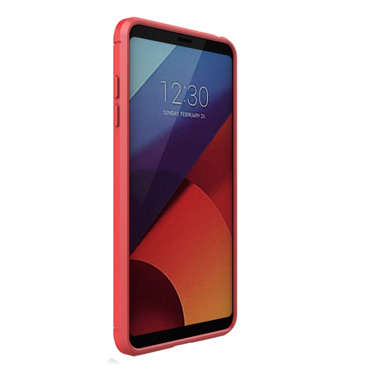 For LG G6 Brushed Carbon Fiber Texture Shockproof TPU Protective Cover Case, For LG G6, For G6