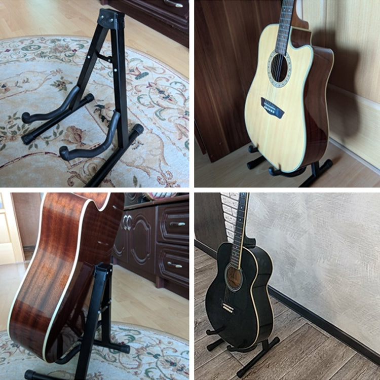 Universal Foldable Vertical Metal Guitar Stand, Metal Guitar Stand