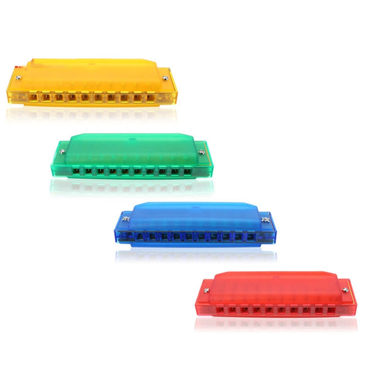 Swan SW1020-2 10 Holes 20 Tones Transparent Harmonicas Musical Instruments Diatonic Harp