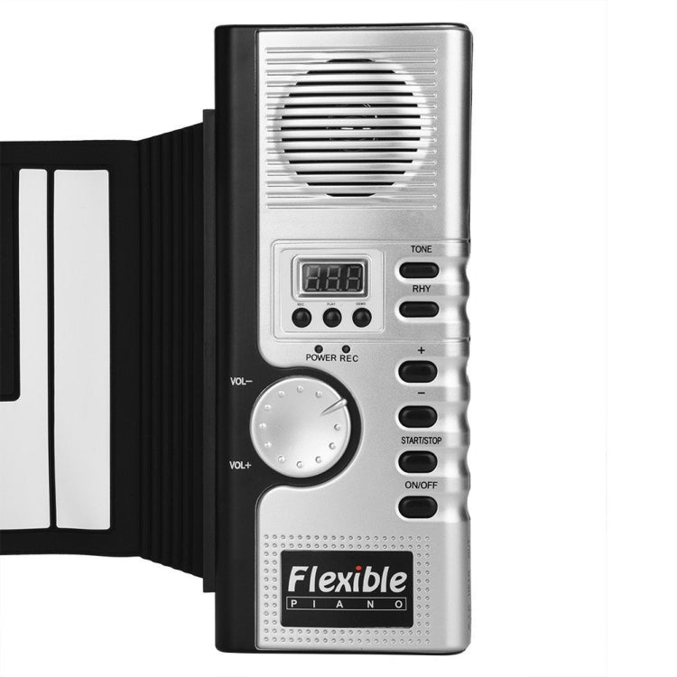 61 Keys Portable Flexible Roll Up Electronic Soft Keyboard Piano with Speakers, 61 Keys