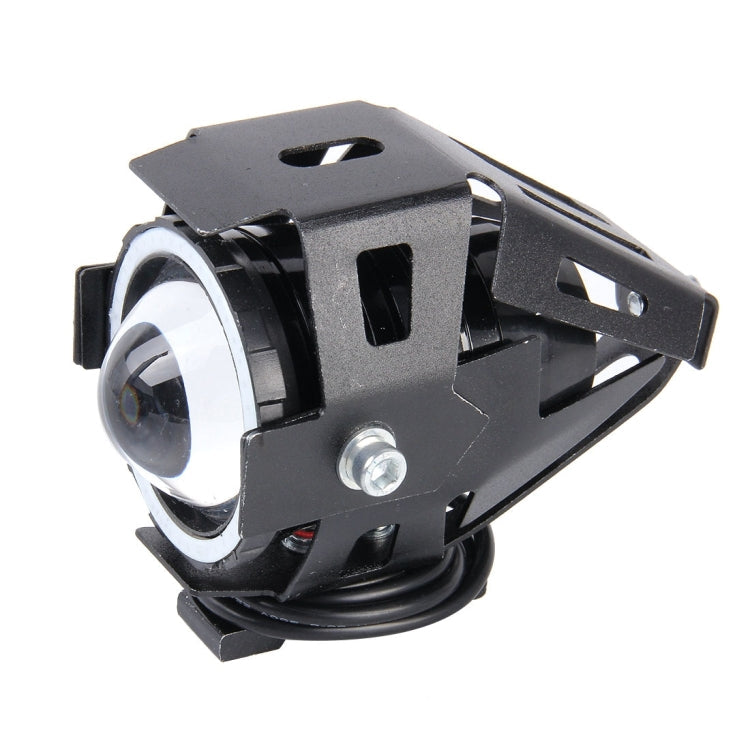 U7 10W 1000LM CREE LED Life Waterproof Headlamp Light with Angel Eyes Light for Motorcycle / SUV, DC 12V, U7 10W 1000LM Red Light, U7 10W 1000LM Blue Light