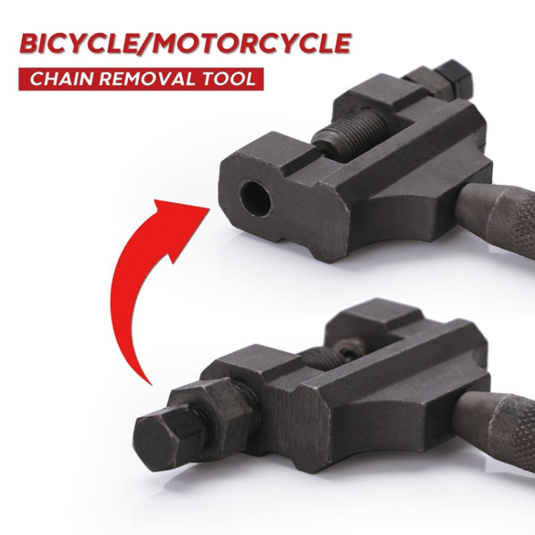 Motorcycle / Bicycle Chain Remover 420-530 Interchangeable Handle Card Type Chain Removal Tool
