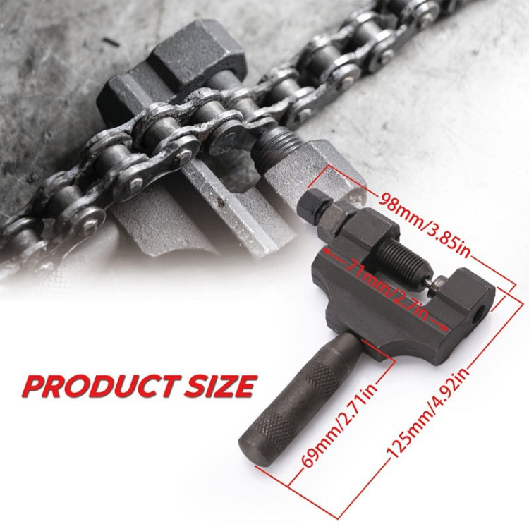 Motorcycle / Bicycle Chain Remover 420-530 Interchangeable Handle Card Type Chain Removal Tool